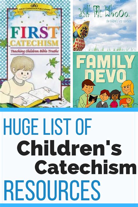 Children's Catechism Resources — Reformed Mama