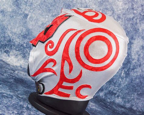 Blue Diamond Red Semipro Wrestling Mask Luchador Mask Mexican Wrestler ...