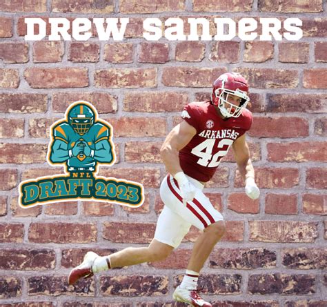 Drew Sanders 2023 Nfl Draft Dolphins Thirsty Dolphins Thirsty