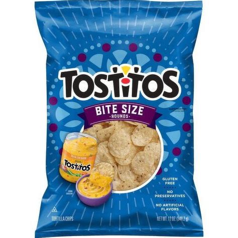 Pack Tostitos Bite Size Rounds Tortilla Chips Oz Package May