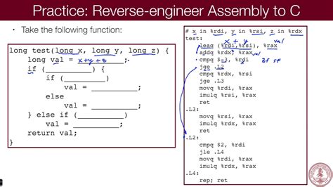 What Is The Decompiled C Code Construct Of This Assembly 53 Off