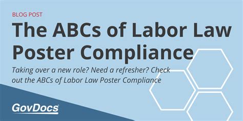 Abcs Of Labor Law Poster Compliance Govdocs