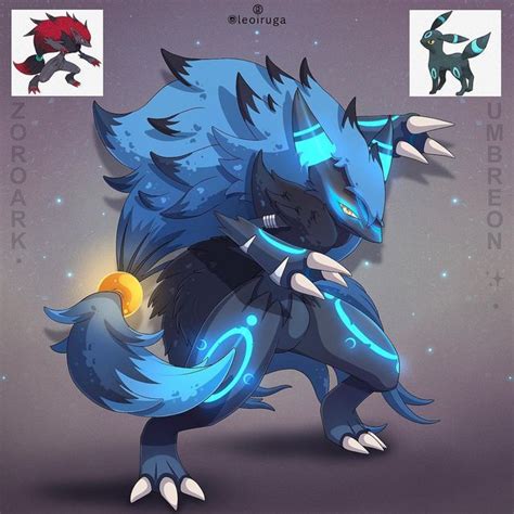 LEONARDO on Instagram New Pokémon Fusion COMMISSION Zoroark X