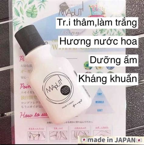Kem trị thâm khử mùi vùng da nhạy cảm vùng bikini Maputi Mua hàng