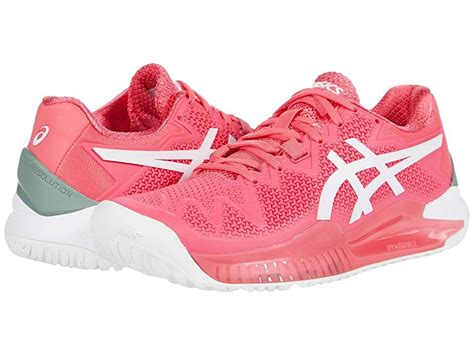 Asics Gel Resolution 8 Womens Tennis Shoes Pink Cameowhite Make