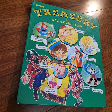 Treasury Of Well Loved Tales 2nd Vintage 1980s Book Etsy