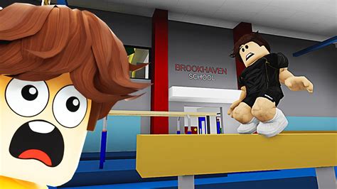 Japprends Des Acrobaties à La Gym Sur Brookhaven Roblox Youtube