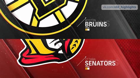 Boston Bruins Vs Ottawa Senators Dec 9 2018 Highlights Hd Youtube