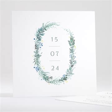 Save The Date Karte Aquarell Poesie Mit Initiale Meinekarten De