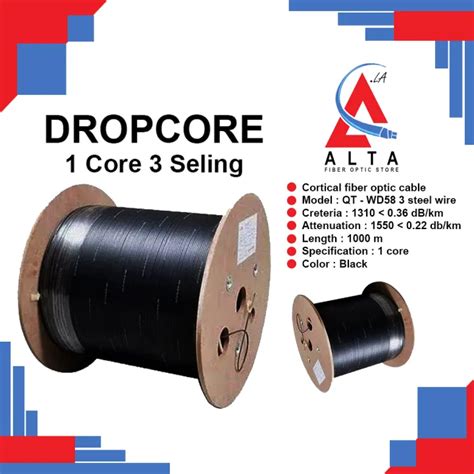 Dropcore Core Seling Kabel Fiber Optik Km Core Seling