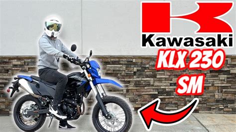 KAWASAKI KLX230 TEST RIDE REVIEW KLX230SM KLX230 SUPERMOTO