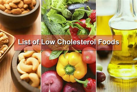 The Best Grocery List of Low Cholesterol Foods - The Pilot Works