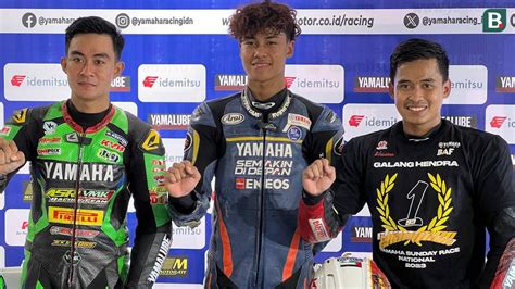 Galang Hendra Pratama Pastikan Titel Juara Umum Blu Cru Yamaha Sunday