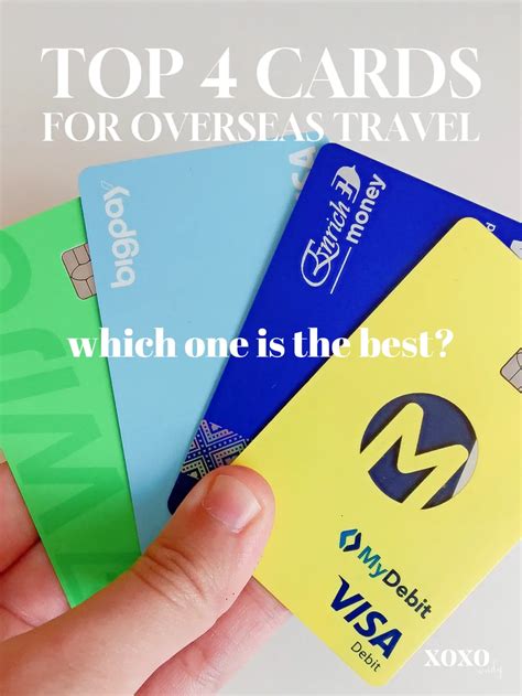 Top 4 Debit Cards For Travelling ️ The Best One Galeri Disiarkan