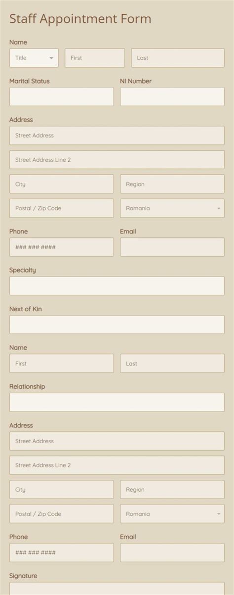 Doctor Appointment Form Template 123 Form Builder