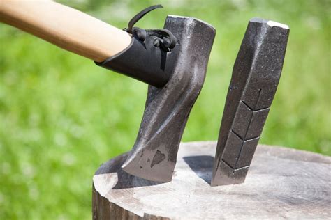 Holz Richtig Spalten Holz Jaeger Haus Garten