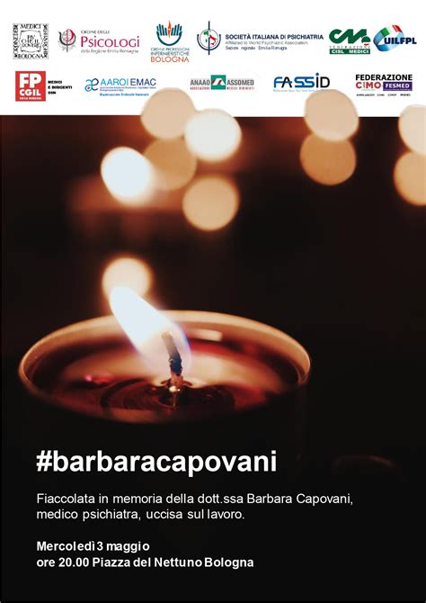 Fiaccolata In Memoria Della Dott Ssa Barbara Capovani Medico