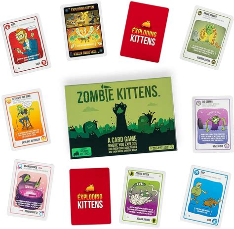 Zombie Kittens By Exploding Kittens WizZon