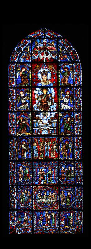 Medieval Chartres The Belle Verrière Window