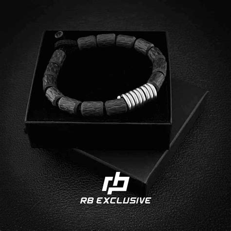 Carbon Armband Acciaio Rb Exclusive
