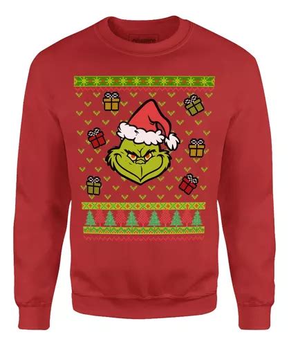 Sudadera Ugly Grinch Navidad Regalo Navide O Sueter Limitada Env O Gratis