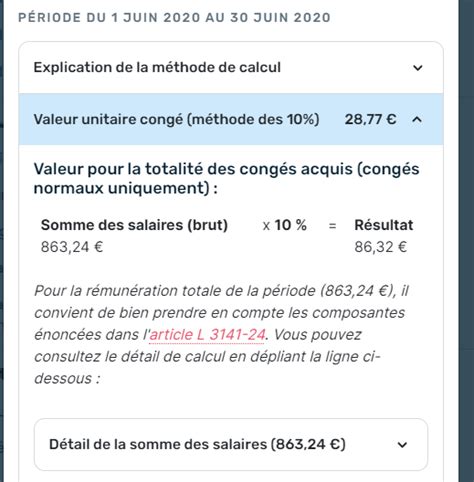 Comment calculer l indemnité compensatrice des congés payés sur Top