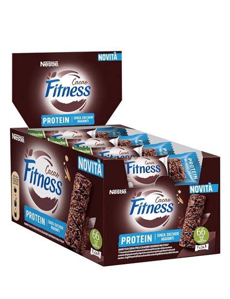 Barrette Fitness protein choco 24 pezzi da 20 g Nestlè