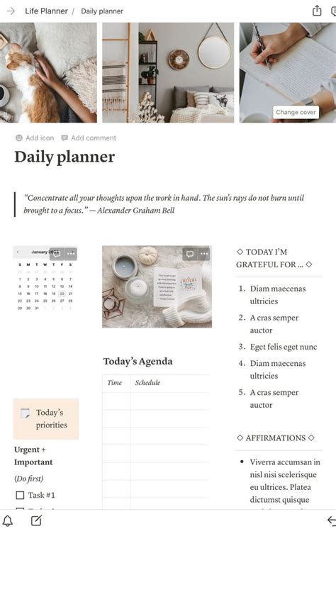 Daily Planner Weekly Planner Monthly Planner Notion Etsy Canada In