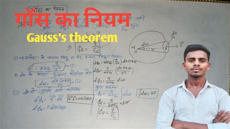 गस क नयम l gauss s theorem l gauss s law l physics class 12th gauss