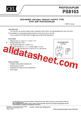 Ps F A Datasheet Pdf Nec