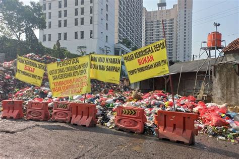 Kadis Lh Depok Dalam Dua Minggu Sampah Di Tps Pasar Kemiri Muka Bersih