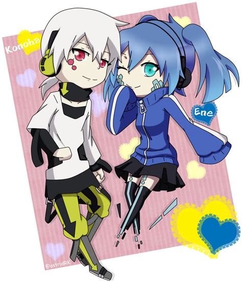 Konoha and Ene by Astrid-RenjiKoyuki on DeviantArt