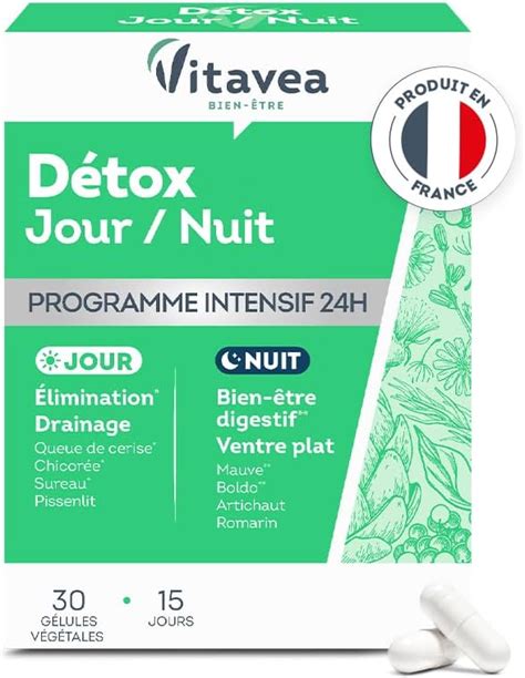 Vitavea Bien Etre Compl Ment Alimentaire D Tox H Jour Nuit