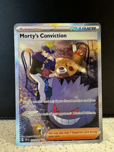 Pokémon Mortys Conviction 211 162 Temporal Forces Special Illustration