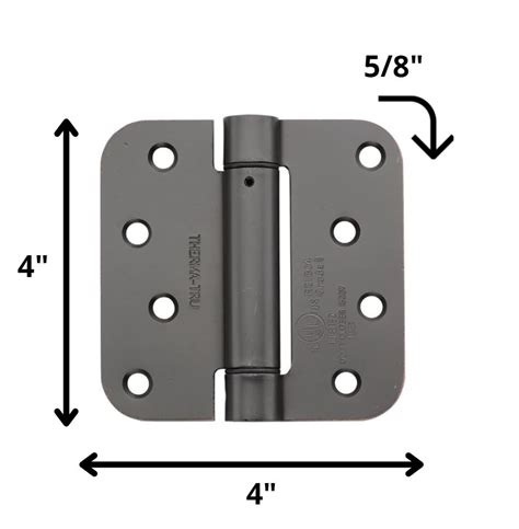 Therma Tru 58 Inch Spring Loaded Oil Rubbed Bronze Hinge