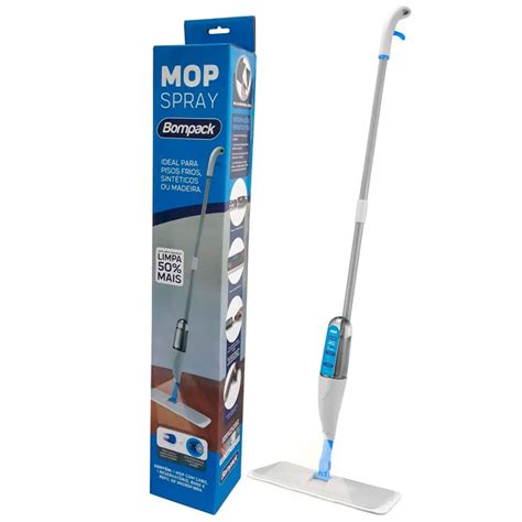 Mop Spray Bompack Mágico Reservatório Refil Microfibra Submarino