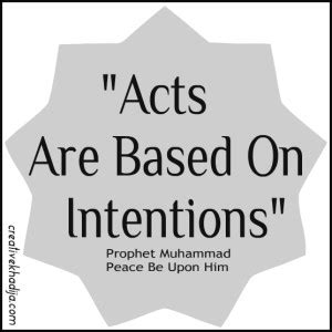 Hadees Of The Day-Sincerity of intentions