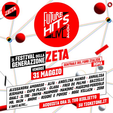 Radio Zeta Future Hits Live I Primi Artisti Che Si Esibiranno A Roma