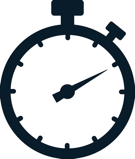 Stopwatch Vector Logo Icon 15693595 Vector Art At Vecteezy