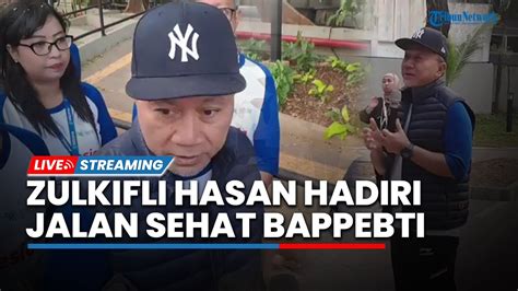 LIVE Menteri Perdagangan Zulkifli Hasan Hadiri Acara Jalan Sehat Yang