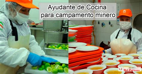 Se Necesita Ayudantes De Cocina Para Importante Empresa Minera