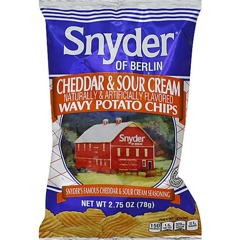 Snyder Of Berlin SNYDER POT CHIP WAVY CHDR SR CRM 2 75 OZ Shop Riesbeck