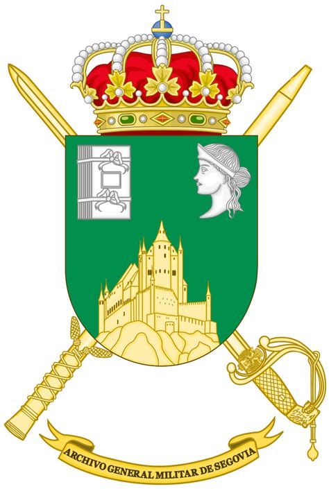 File Coat Of Arms Of General Military Archives Of Segovia Svg Fuerzas