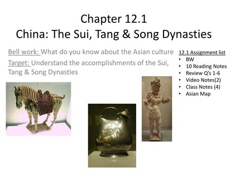 Ppt Chapter 121 China The Sui Tang And Song Dynasties Powerpoint