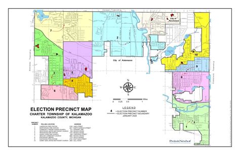 2024 Ktwp Precinct Map Charter Township Of Kalamazoo Mi