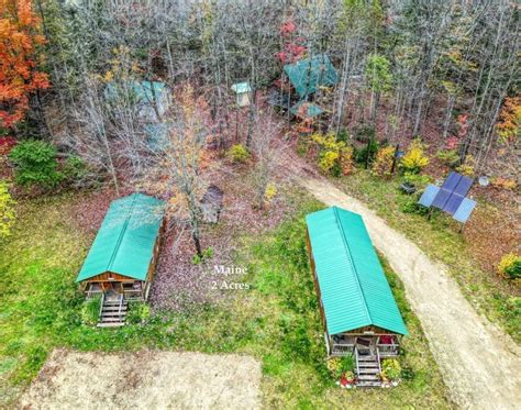 Furnished Off Grid Cabins For Sale On Maine Acres