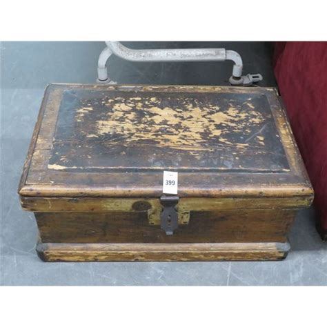 Antique Wooden Trunk