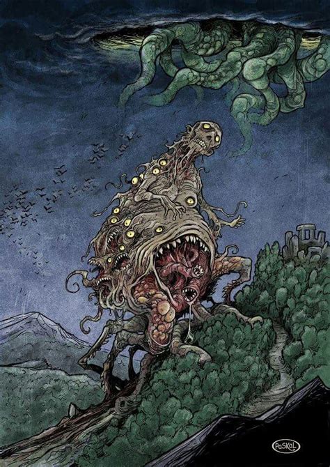 Paskal Millet Art The Dunwich Horror Lovecraftian Horror Horror Art