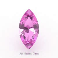 Art Masters Gems Calibrated 1 5 Ct Marquise Light Pink Sapphire Created