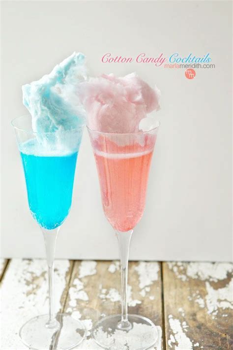 Cotton Candy Cocktails Marla Meridith Candy Cocktails Cotton Candy